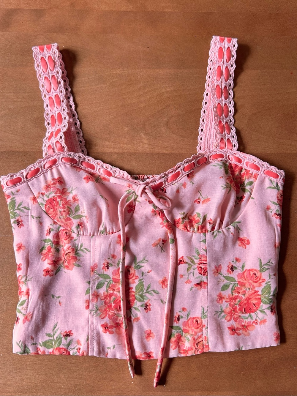 New Thirty Thirty Floral Bustier Top